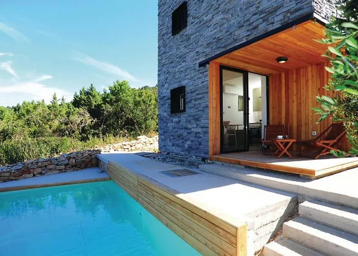 ヴィラ Luxury Itana With Private Pool And Sea View Dragove
